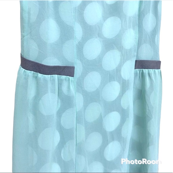 ESLEY Collection Women’s Peter Pan Collar Polka Dot Print Dress Size Small - Picture 5 of 7